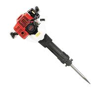 Tagtuell Marteau de démolition professionnel essence 2T, marteau essence 2T avec jeu de forêts, 1500 bpm, burins pointu et plat