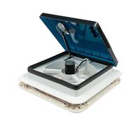 Tagtuell Ventilateur de toit RV - 12 V - Avec lumière LED - Réversible - Pour fenêtre de toit de camping-car, camping-car, forte puissance éolienne