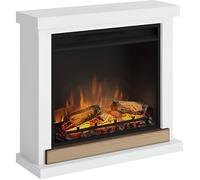 Tagu Cheminée électrique à poser 1500 W avec cadre en bois Hagen