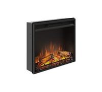 Tagu Cheminée électrique murale 1500 W avec télécommande et fausse flamme noires G