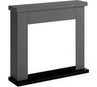 Tagu Fm461 Gr3 Cadre De Cheminee Pour Insert Electrique Cadre En Bois Gris Fonce Gris foncé G