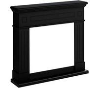 Tagu Fm462 Bl1 Couvercle De Cheminee Pour Insert Electrique Cadre En Bois Noir Noir