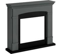 Tagu Fm463 Gr3 Cheminee Electrique Cadre En Bois Gris Fonce Gris foncé