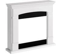 Tagu Fm463 Wh1 Cadre De Cheminee Helmi Pour Insert Electrique Cadre En Bois Blanc Blanc