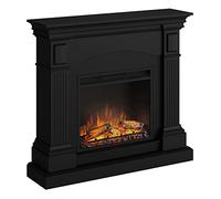 TAGU Magna Cheminée électrique avec PowerFlame, Chauffage et Thermostat, minuterie 7 Jours, Effet Flamme LED, télécommande (Noir Profond)