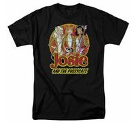 TAGUIHBE Archie Comics Josie and The Pussycats Trio T Shirt Book Black 3XL