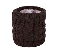 TAGVO Cache-cou Chaud Coupe-vent Hiver, Doux Épais Écharpe Snood avec Doublure Polaire Tricotée pour Hommes et Femmes, Cache-oreille pour la Course à Pied Ski Sports de Plein Air - Taille Universelle