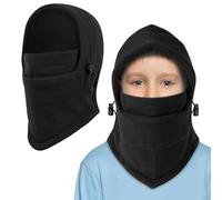 TAGVO Cagoule Balaclava de d'hiver Enfants de 4 à 10 Ans, Multifonction Cagoule Coupe-Vent Cache-Cou Masque De Ski Facial en Polaire Bonnet Cagoule Balaclava Enfant pour activité de Plein air