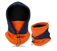 TAGVO Cagoule Coupe-Vent Masque De Ski Cagoule Polaire Thermique Hiver Utilisation Polyvalente Masque Unisexe Chaud ＆ Couvre-Visage Respirant Cache-Cou Épais pour Les Sports De Plein Air d'hiver