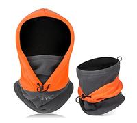 TAGVO Cagoule Coupe-Vent Masque De Ski Polaire Thermique Utilisation Polyvalente Unisexe Chaud ＆ Couvre-Visage Respirant Cache-Cou Épais pour Les Sports De Plein Air d'hiver