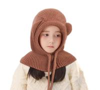 TAGVO Cagoule Enfant, Bonnet et Écharpe d’Hiver 2 en 1, Adapté pour Enfants de 2 à 6 Ans