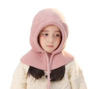TAGVO Cagoule Enfant, Bonnet et Écharpe d’Hiver 2 en 1, Adapté pour Enfants de 2 à 6 Ans