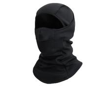 TAGVO Cagoule Hiver Doublée Polaire - Masque Facial Coupe-Vent avec Fente Queue-de-Cheval - Capuche Respirante pour Ski, Vélo et Sports d’Hiver