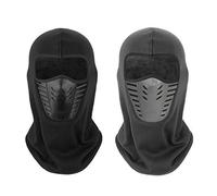 TAGVO Cagoule - Masque Visage Multifonction avec Maille Filet Respirant en Silicone Panel Nuque en Polaire Coupe-Vent,Casque Hiver Chapeau pour Adulte Femmes Hommes Taille Universelle Sports