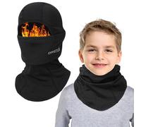 TAGVO Cagoule Polaire d'hiver Thermique pour Enfants 8-13 Ans, Multifonction Bandana Coupe-Vent Masque de Moto Ski Cyclisme avec Cache-Cou pour Garçons et Filles Sport de Plein Air