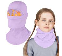TAGVO Cagoule Polaire d'hiver Thermique pour Enfants 8-13 Ans, Multifonction Bandana Coupe-Vent Masque de Moto Ski Cyclisme avec Cache-Cou pour Garçons et Filles Sport de Plein Air