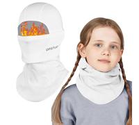 TAGVO Cagoule Polaire d'hiver Thermique pour Enfants 8-13 Ans, Multifonction Bandana Coupe-Vent Masque de Moto Ski Cyclisme avec Cache-Cou pour Garçons et Filles Sport de Plein Air