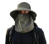 TAGVO Chapeau de Soleil à Larges Bords pour Hommes Et Femmes, Chapeau Randonnée à Protection UV avec Rabat Détachable Au Niveau du Cou, Chapeau de Pêche de Jungle de Safari pour L'ExtéRieur