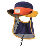 TAGVO Chapeau de Soleil pour Enfants, Protection UV avec Jugulaire, Casquette à Bavolet Détachable, à Large Bords pour Enfants de 2 à 6 Ans