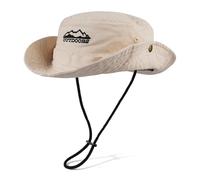 TAGVO Chapeau de Soleil pour Hommes Femmes, Chapeau de Pêche de Broderie Peak Classique Lavée Pliable 100% Coton, Chapeau Soleil Protection UV pour Camping en Plein Air Randonnée Travail Plage