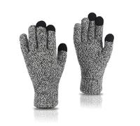 TAGVO Gants Hiver Femme, Gant Toucher Tactiles Smartphone à Ecran, Sport Chaud Randonnée Doux Laine Textile Tricot Gants Antidérapant Conduite Run Cyclisme