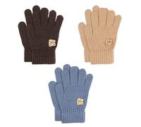 TAGVO Gants Tricotés d'Hiver Pour Enfants 3 à 7 Ans, Gants Chaud En Laine Enfant, Gants Magiques Extensibles, Thermiques Et Souples Pour Enfants Garçons Et Filles Sport De Plein Air