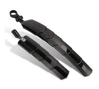 TAGVO Garde-Boue de vélo, rétractable vélo Garde-Boue Ensemble Vélo de Montagne Avant et arrière Boue Garde Portable réglable vélo Fender pour VTT