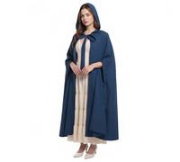 TAGVO Halloween Deguisement Medieval Hommes Et Femmes, Cape de Sorcière avec Capuche, Vampire Deguisement Démon Costume Medieval, Costumes de Vampires Pour Halloween Cosplay Carnaval Mascarade