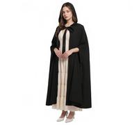 TAGVO Halloween Deguisement Medieval Hommes Et Femmes, Cape de Sorcière avec Capuche, Vampire Deguisement Démon Costume Medieval, Costumes de Vampires Pour Halloween Cosplay Carnaval Mascarade