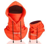 TAGVO Hiver Cagoule en Polaire Thermique, Multifonction Chaud Capuche Réglable Chapeau de Ski Couvre-Visage Masque Facial Cache-Cou Neck Gaiter pour la Course Ski Cyclisme - Homme Femme