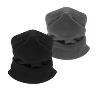 TAGVO Hiver Polaire Cache-Cou, Doublure Polaire Echarpe Élastique Cou Gaiter, Coupe-Vent Épais Ski Cache-Cou Multifonctionnel Masque Cagoule pour Hommes Et Femmes - Taille Universelle