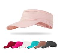 TAGVO Visiere Casquette Anti UV pour Hommes Et Femmes, Chapeau de Soleil à Pied Pliable et Légère, Casquette Running à Séchage Rapide Réglable, Chapeaux de Visière de Golf pour Le Sport de Plein Air