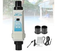 TAHALI Chlorinateur de sel, générateurs de Chlore au sel d'eau salée de Piscine Dispositif de chloration au sel d'électrolyse, générateur de Chlore électronique, pour Piscine,EC12