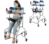 TAHALI Déambulateur Multifonctionnel, Marcheurs pour Personnes Âgées, Déambulateur Debout, Cadre Debout De Réadaptation D'hémiplégie Marcheur Adulte Aide À La Marche