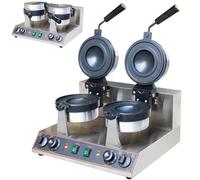TAHALI Gaufrier pour Burger, Machine À Gaufres Électrique en Acier Inoxydable 1300W, Contrôle De Température De 50 À 300 ℃, pour Cuisine À Domicile, Petit-Déjeuner, Goûter