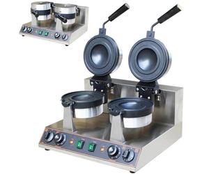 TAHALI Gaufrier pour Burger, Machine À Gaufres Électrique en Acier Inoxydable 1300W, Contrôle De Température De 50 À 300 ℃, pour Cuisine À Domicile, Petit-Déjeuner, Goûter