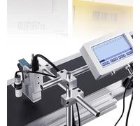 TAHALI Imprimante à Jet d'encre, Petite imprimante Portable Commerciale 12,7/25,4 mm, codeur à Jet d'encre, Machine de Codage Automatique, Ligne d'assemblage en Ligne,12.7mm