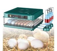 TAHALI Incubateur à œufs rotatif automatique avec réglage de la température, carottier à œufs, volaille de ferme, pour éclore canards, oies et pigeons, 36-48