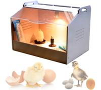 TAHALI Incubateur de poulet à température constante, couveuse de poussins, animal de compagnie rampant, en acrylique, taille S