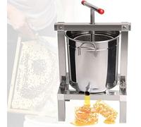 TAHALI Presse à Miel Manuelle en Acier Inoxydable Presse à Cire Outil d'apiculture Presse à Miel en Acier Inoxydable