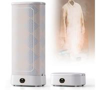 TAHALI Sèche-Linge Portable, sèche-Linge électrique Pliable, minuterie Intelligente, défroisseur Vapeur Debout pour vêtements, séchage Rapide et Faible Bruit, pour Appartements