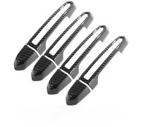 TAHDP Garniture Adhésive Décorative Pour Poignée De Porte Extérieure Pour Cadillac XT4, XT5, XT6, CT6, ATS Et CT5 gauche droite poignées Housse(Noir 2,Type 1)