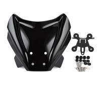 TAHDP Pare-Brise De Moto pour Benelli 502C 502 C 2019 2020 2021 2022 Déflecteurs De Vent Avant Carénage Déflecteur Pare-Brise Carénage(Noir)