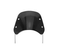 TAHDP Pare-Brise Et Déflecteurs De Vent pour Phare De Moto 6,5"-9,45" pour Suzuki SV1000 SV400 GS750E Wolf 250 ST250 ST250E Déflecteur Pare-Brise Carénage(Noir,Type 1)