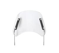 TAHDP Pare-Brise Et Déflecteurs De Vent pour Phare De Moto 6,5"-9,45" pour Suzuki SV1000 SV400 GS750E Wolf 250 ST250 ST250E Déflecteur Pare-Brise Carénage(Blanc,Type 1)