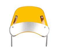 TAHDP Pare-Brise Et Déflecteurs De Vent pour Phare De Moto 6,5"-9,45" pour Suzuki SV1000 SV400 GS750E Wolf 250 ST250 ST250E Déflecteur Pare-Brise Carénage(Titane,Type 2)