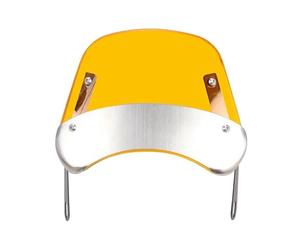 TAHDP Pare-Brise Et Déflecteurs De Vent pour Phare De Moto 6,5"-9,45" pour Suzuki SV1000 SV400 GS750E Wolf 250 ST250 ST250E Déflecteur Pare-Brise Carénage(Titane,Type 2)