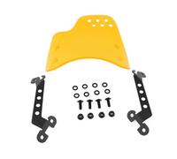 TAHDP Pare-Brise Moto pour Ducati Scrambler 400 800 2015-2023, Déflecteur d'air avec Support Pare-Brise Et Déflecteurs(Couleur 1,Jaune 2 pièces)