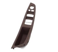 TAHDP Poignée De Porte, Accoudoir, Panneau Commande Vitre, Intérieur Pour BMW Série 5 F10 F11 F18 520i 523i 525i 528i 535i (conduite À Gauche) Couvercle de poignée de porte(Brun,1 pièce)