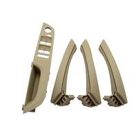 TAHDP Poignée De Porte Intérieure Complète Pour BMW Série 3 E90 E91 316 318 320 325 328i, Lot 7 Pièces, Conduite À Gauche Couvercle de poignée de porte(Beige Low-end 35.5 2)